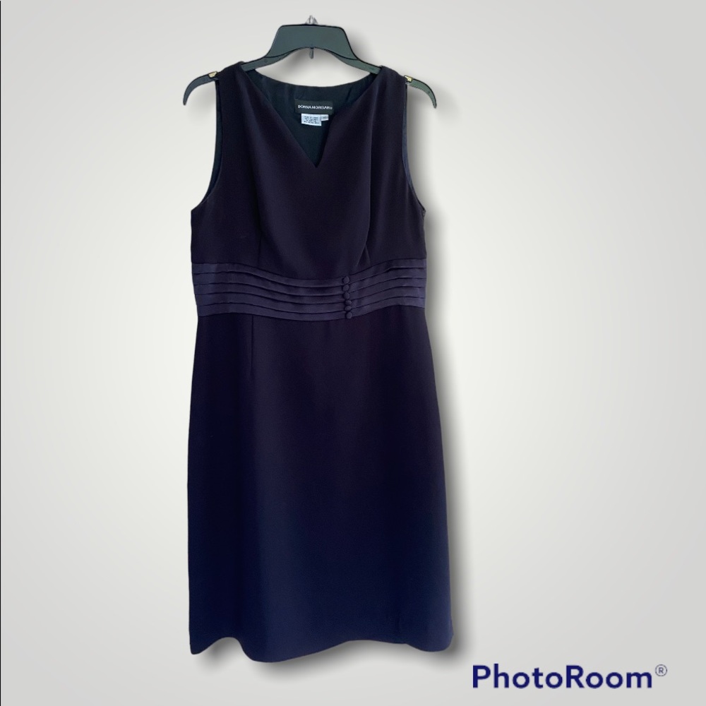Donna Morgan Black Tuxedo Dress
